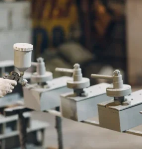 покрытие пудрой